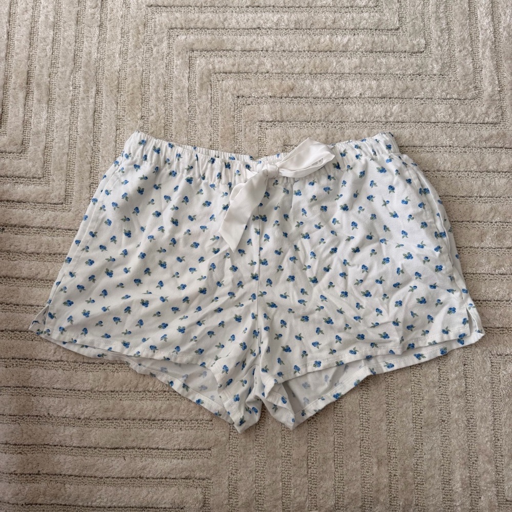 Hollister Blueberry Print Pajama Shorts